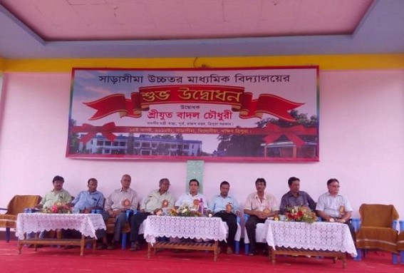 Minister Badal Choudhury inaugurates Sarashima Higher Secondary School Minister Badal Choudhury inaugurates Sarashima Higher Secondary School